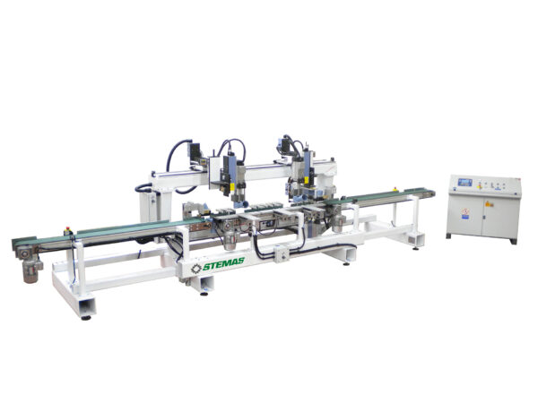 Stemas Through-Feed Window Machine