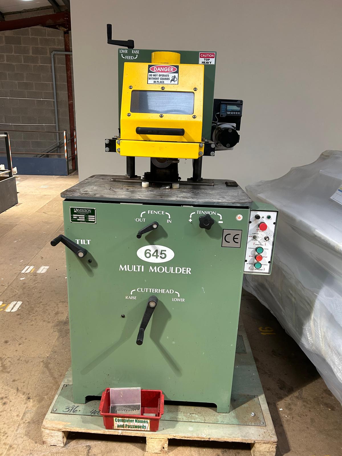 Mikron Type 645 Multi Moulder - Image 2