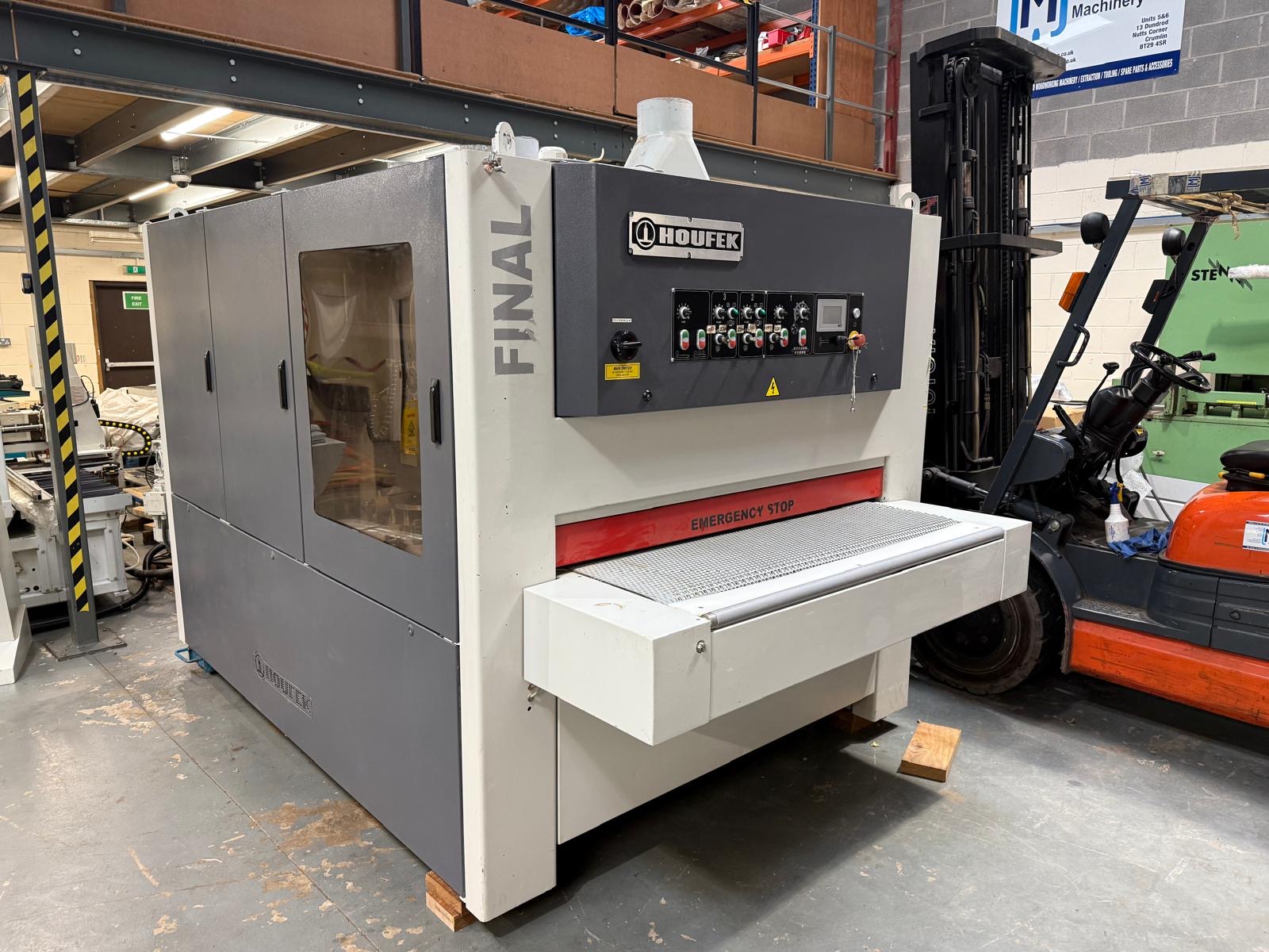 HOUFEK FINAL 1350 DBB Automatic Denibbing Sanding Machine — 2017 — photo 1