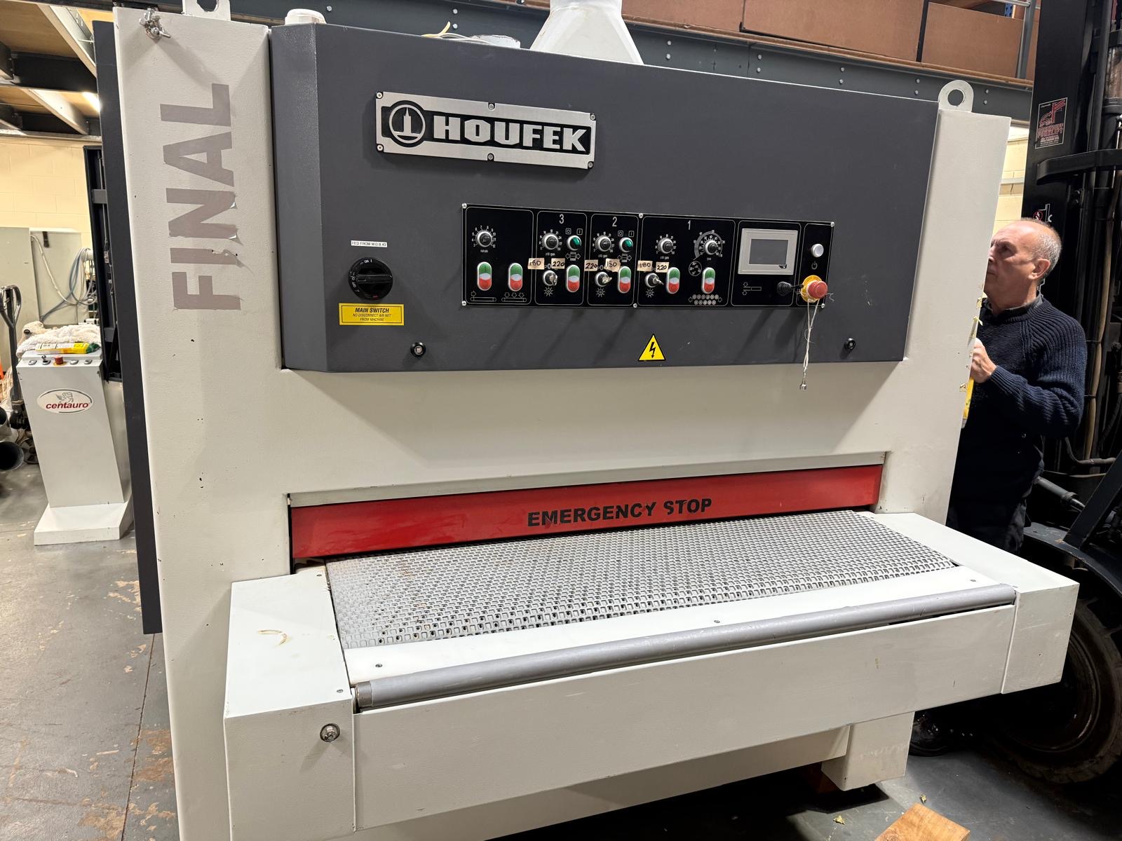 HOUFEK FINAL 1350 DBB Automatic Denibbing Sanding Machine — 2017 — photo 2