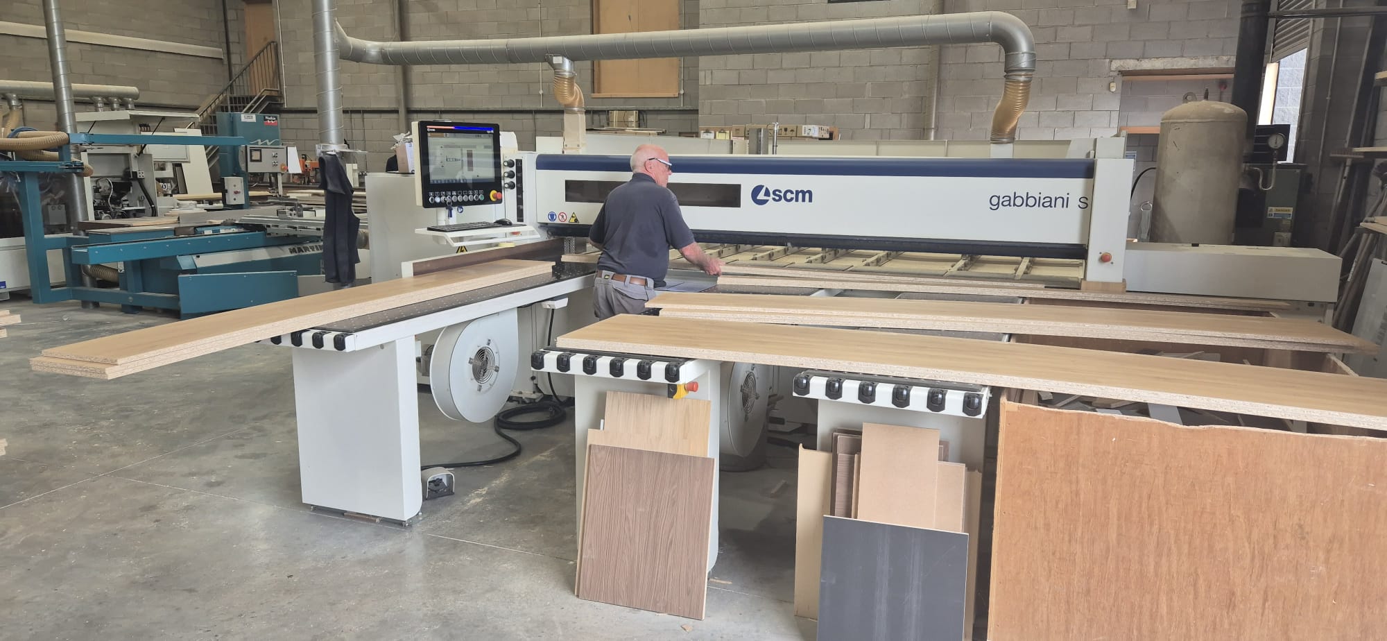 SCM Gabbiani S 3.2 m Front-Loading Beam Saw — 2021 — photo 2